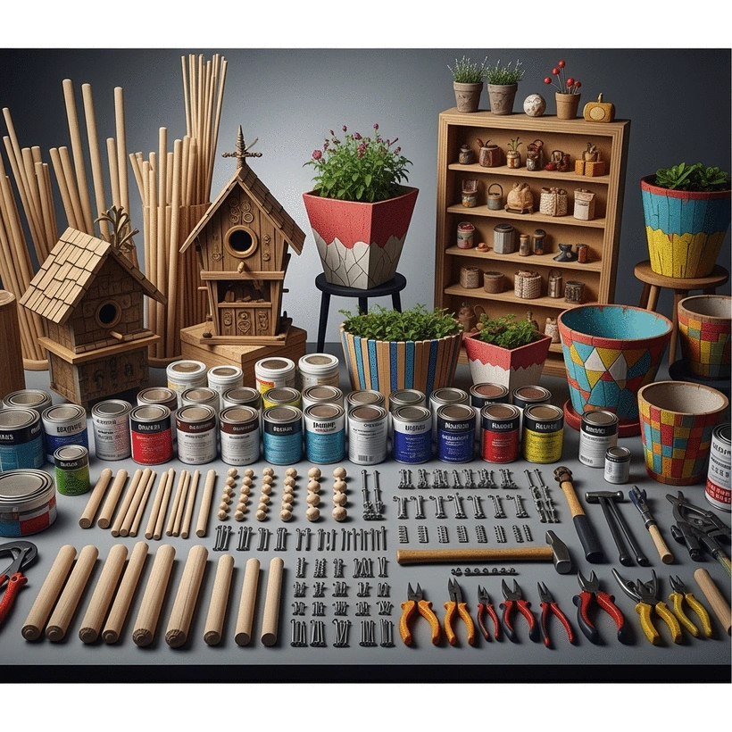 fun and easy craft projects using hardware store supplies