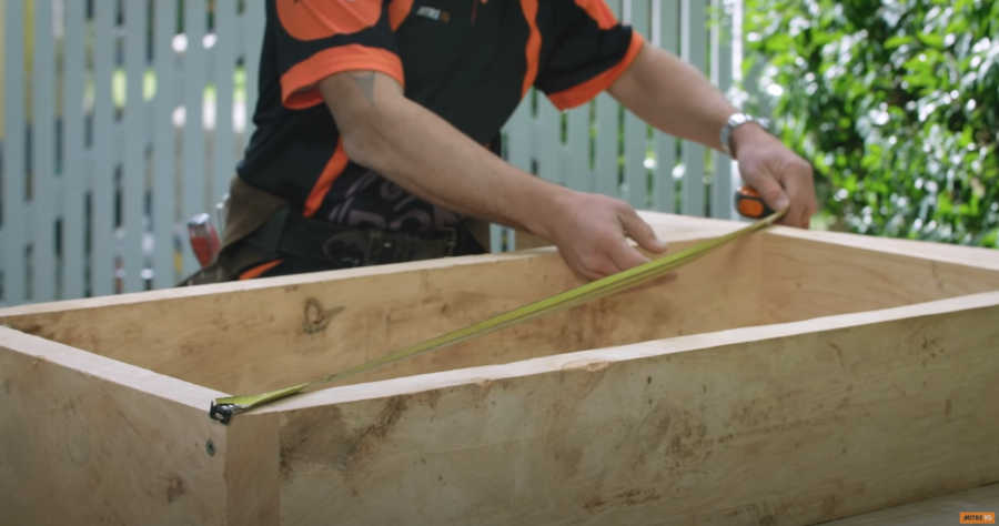How to build a planter box - ensure its square